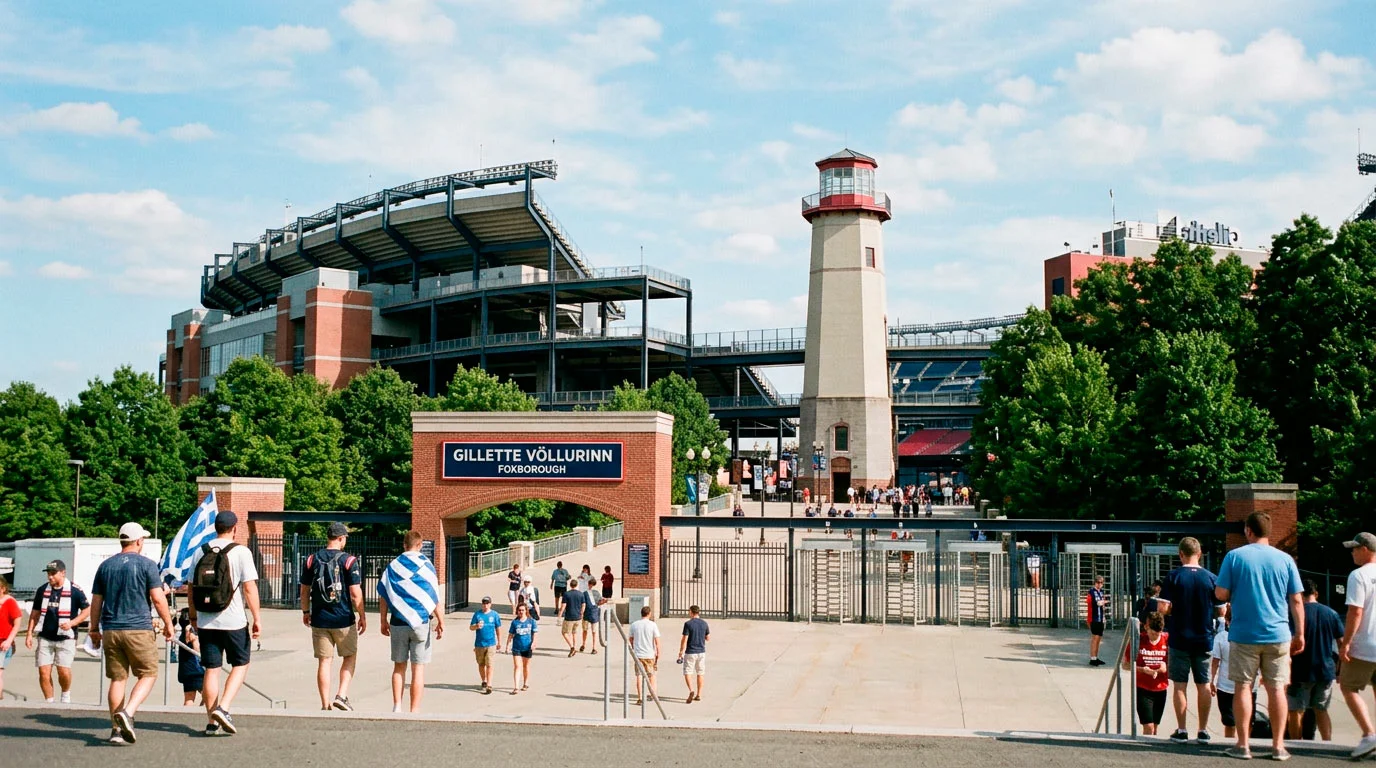 Gillette Stadium í Boston — leikir Noregs á heimsmeistarakeppninni 2026