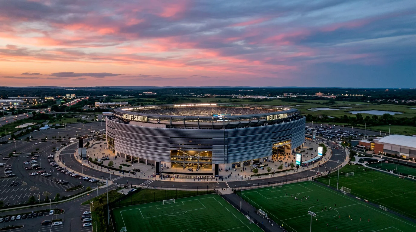 MetLife Stadium í New Jersey — úrslitavöllur heimsmeistarakeppninnar 2026