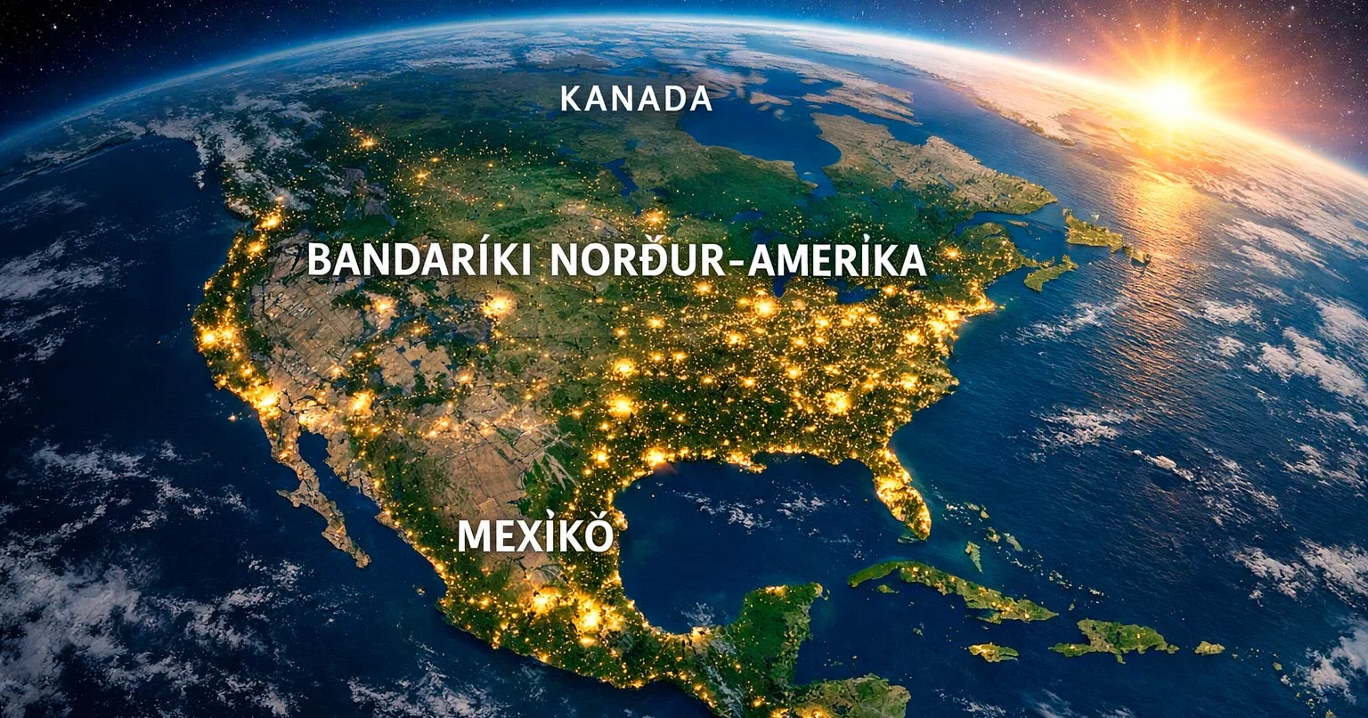 Kort yfir alla 16 leikvelli á HM 2026 í Bandaríkjunum, Mexíkó og Kanada